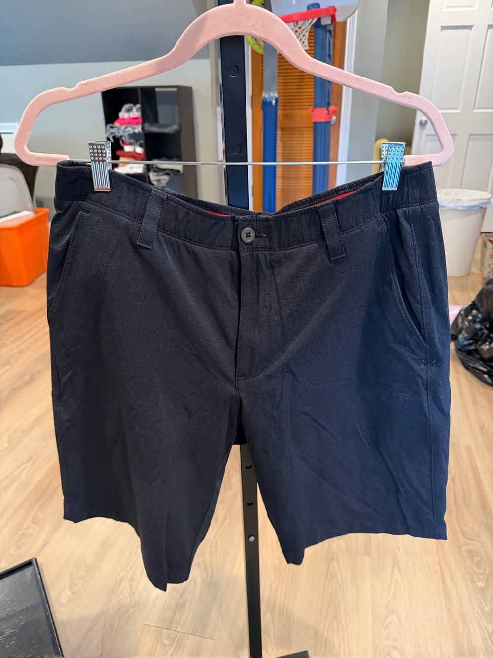 Under Armour Gray Flat-Front Men's Shorts